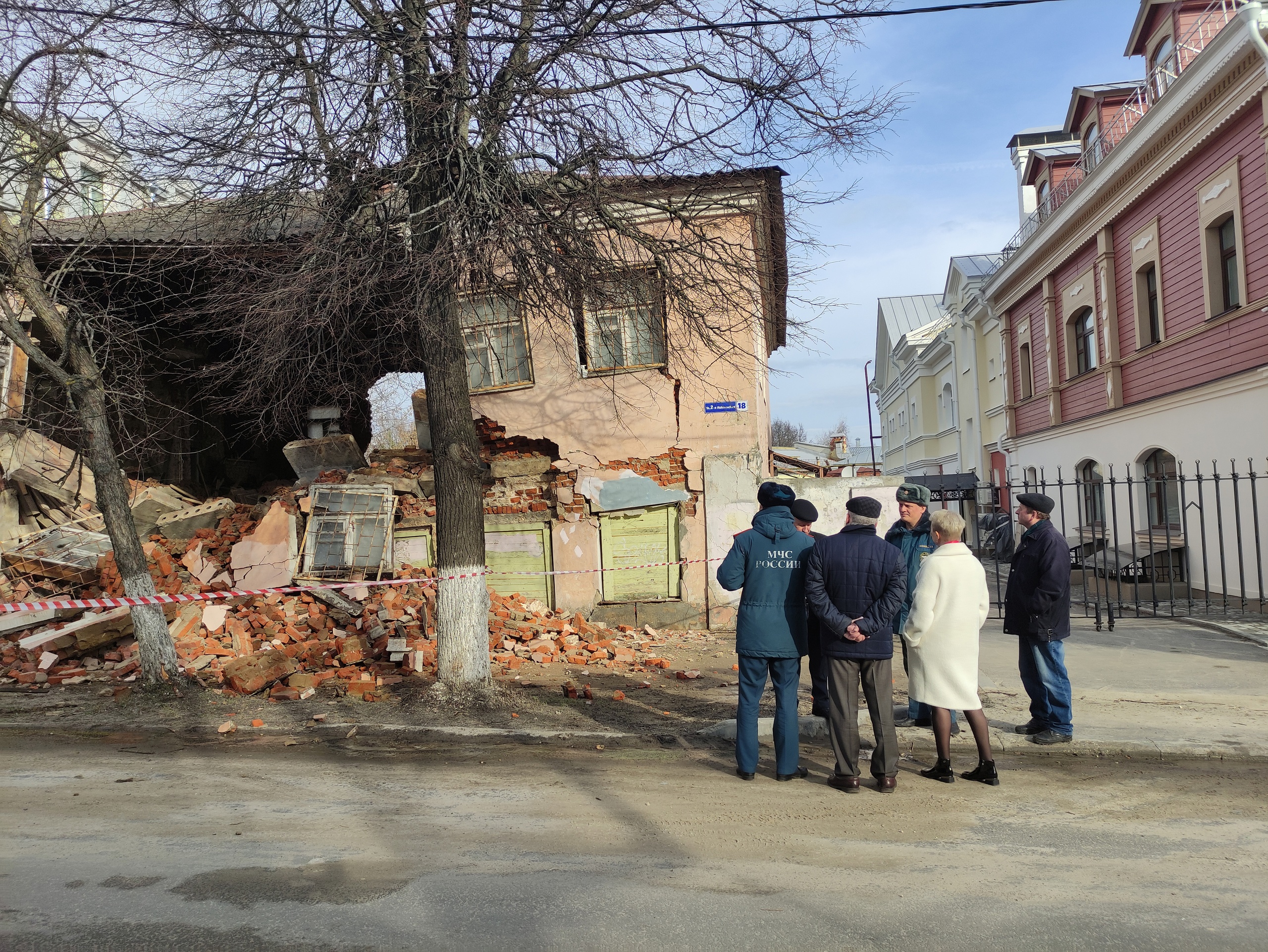 В центре Владимира рухнул двухэтажный дом - Новости города Владимир