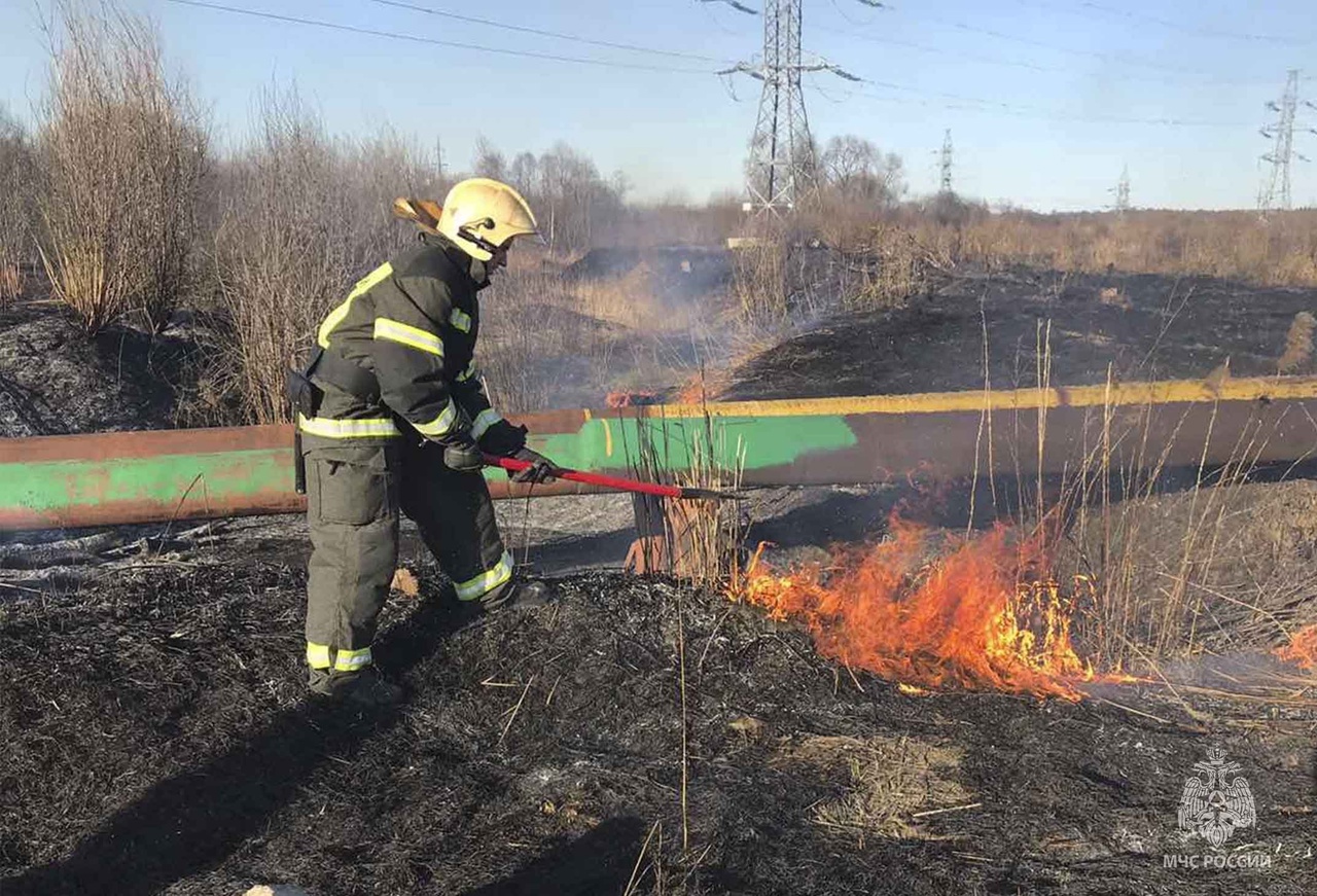 Во Владимире потушили пожар площадью 1 000 квадратных метров