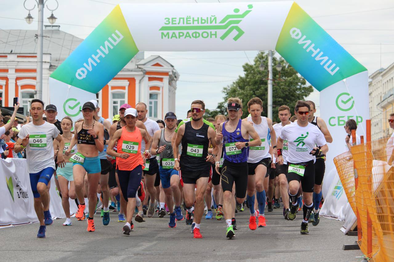 Более 2000 спортсменов и любителей приняли участие в Зелёном марафоне Сбера во Владимире