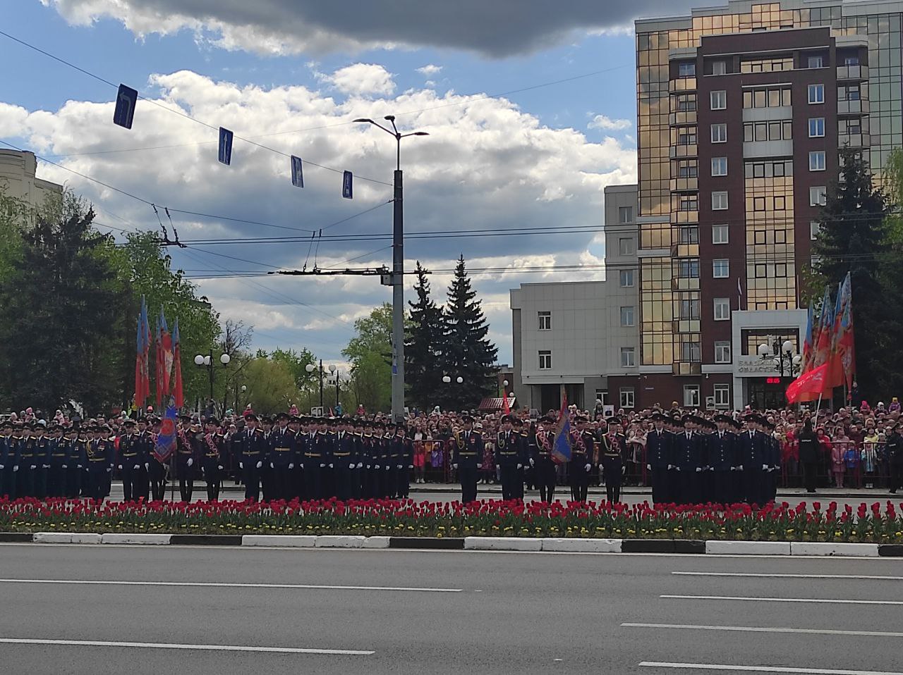 Во Владимире прошел парад, посвященный 78-ой годовщине Великой Победы