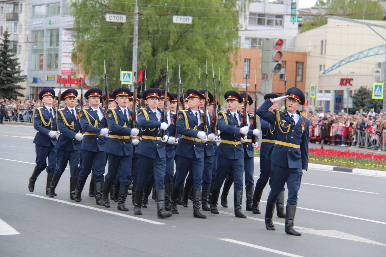 Во Владимире прошел парад, посвященный 78-ой годовщине Великой Победы