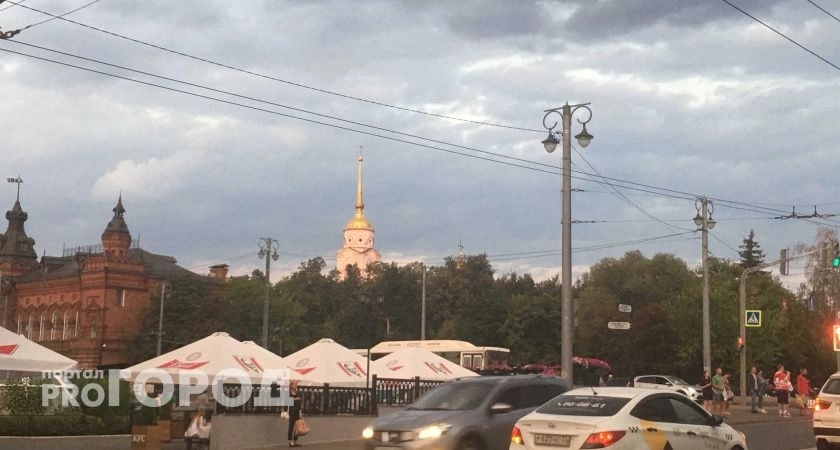 Синоптики обещают владимирцам дождливую погоду