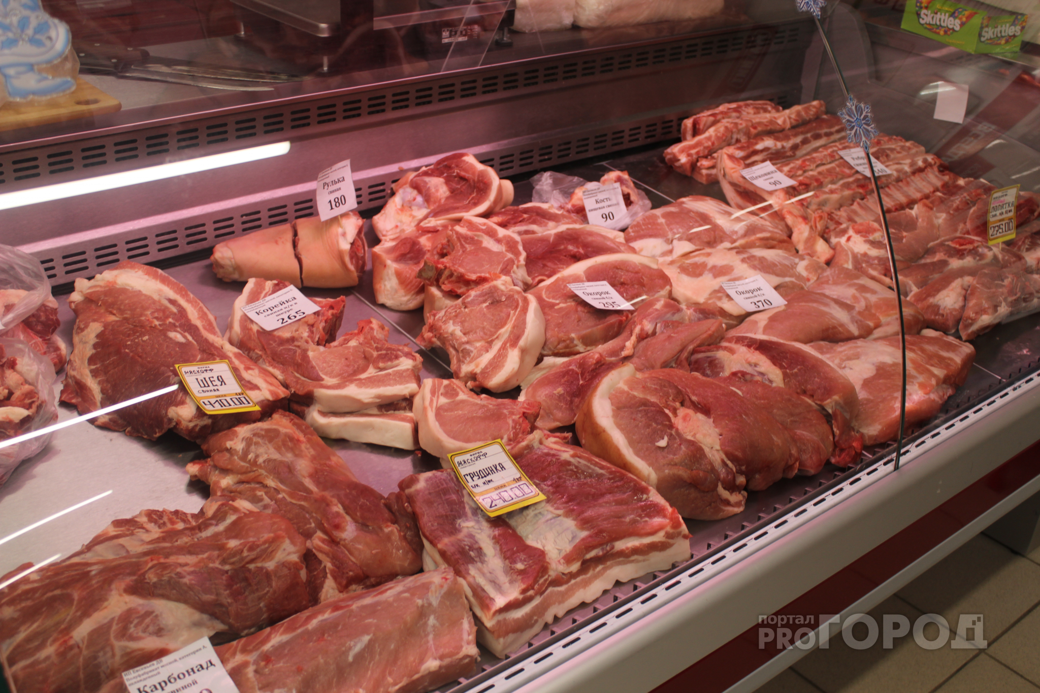 Владимирцев предупредили о нехватке некоторых мясных продуктов