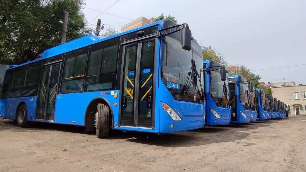 Во Владимир приехали 13 новых автобусов китайского производства