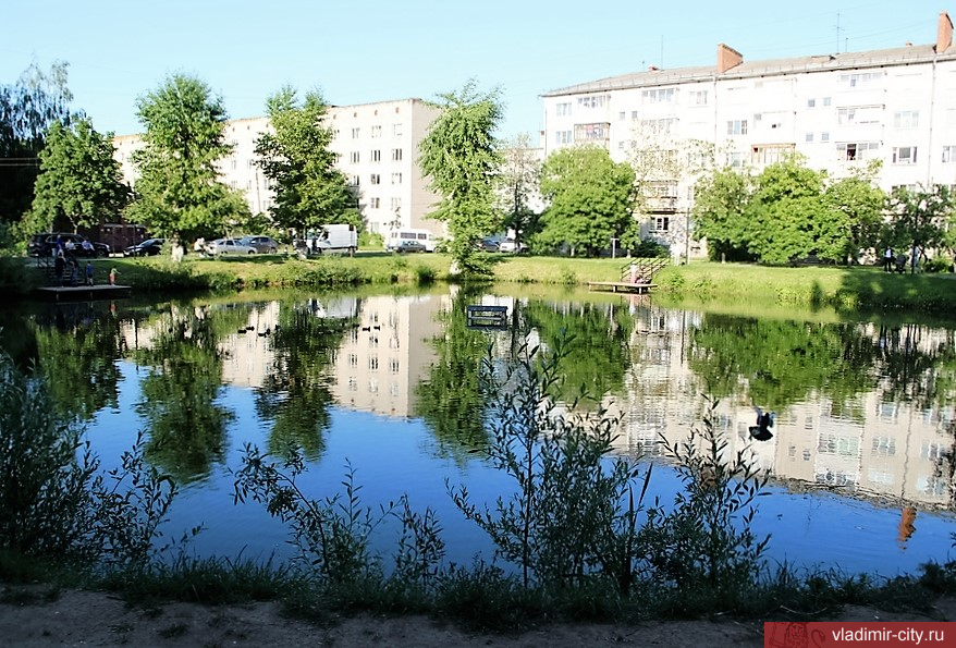 Во Владимире продолжается благоустройство Платоновского пруда
