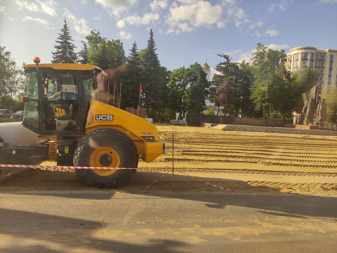 Реновацию Площади Победы во Владимире должны закончить к 1 июля