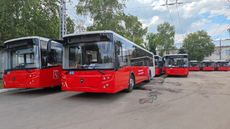 Во Владимир приехало 15 новых автобусов марки "ЛиАЗ"