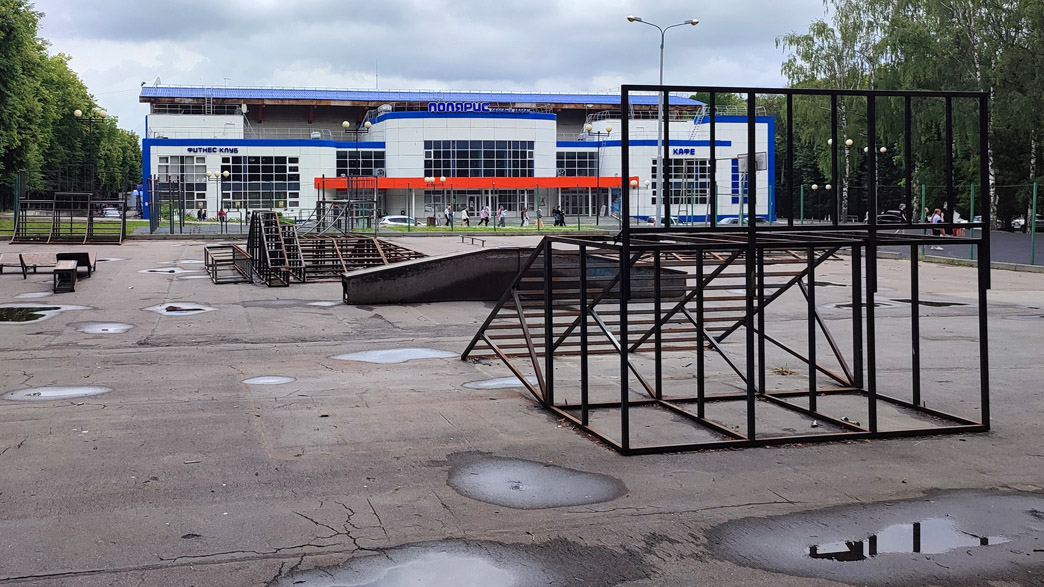 В Центральном парке во Владимире демонтируют скейт-площадку