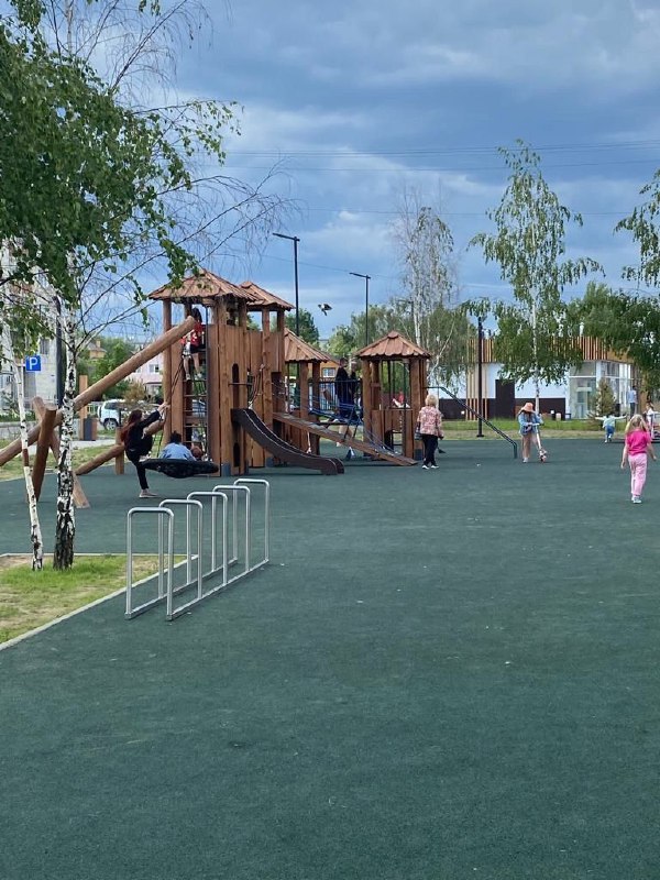 В Покрове благоустроили бульвар Дружбы народов