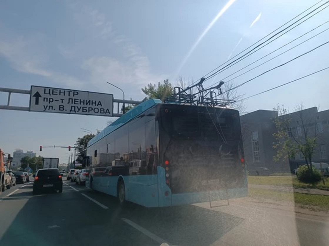 На дорогах Владимира заметили троллейбус с автономным ходом от "Волгабас"