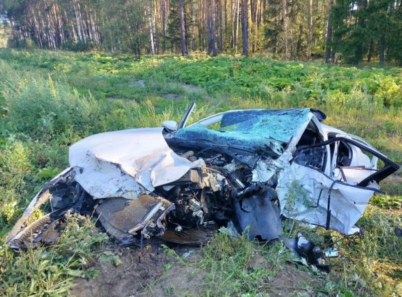 В лобовой аварии во Владимирской области погиб невиновный водитель