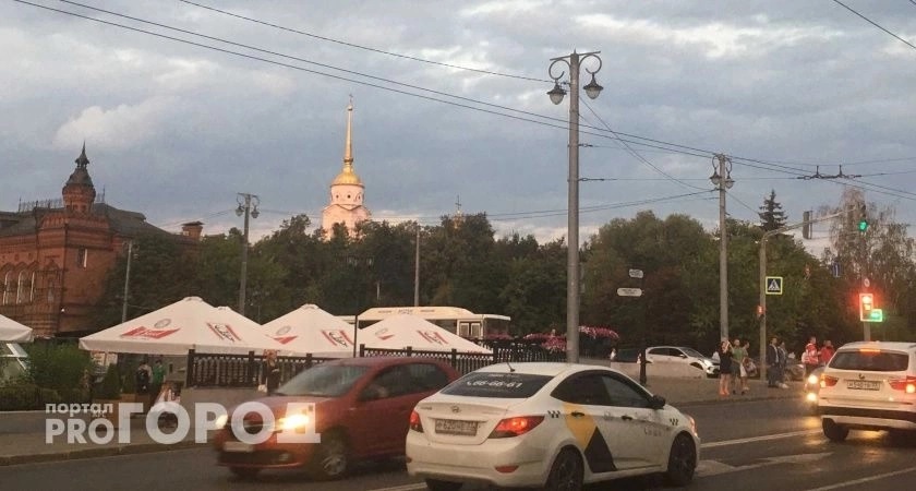 Владимирцам обещают грозу с дождем