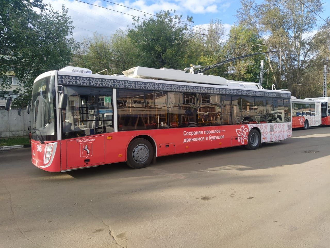 Во Владимире на маршрут вышли белорусские троллейбусы