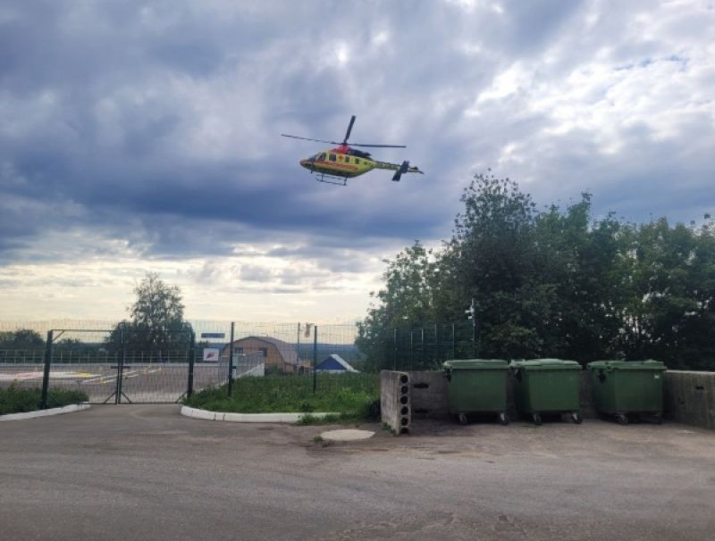 Пострадавшего на страшном пожаре в Лакинске малыша увезли на вертолете в ожоговый центр