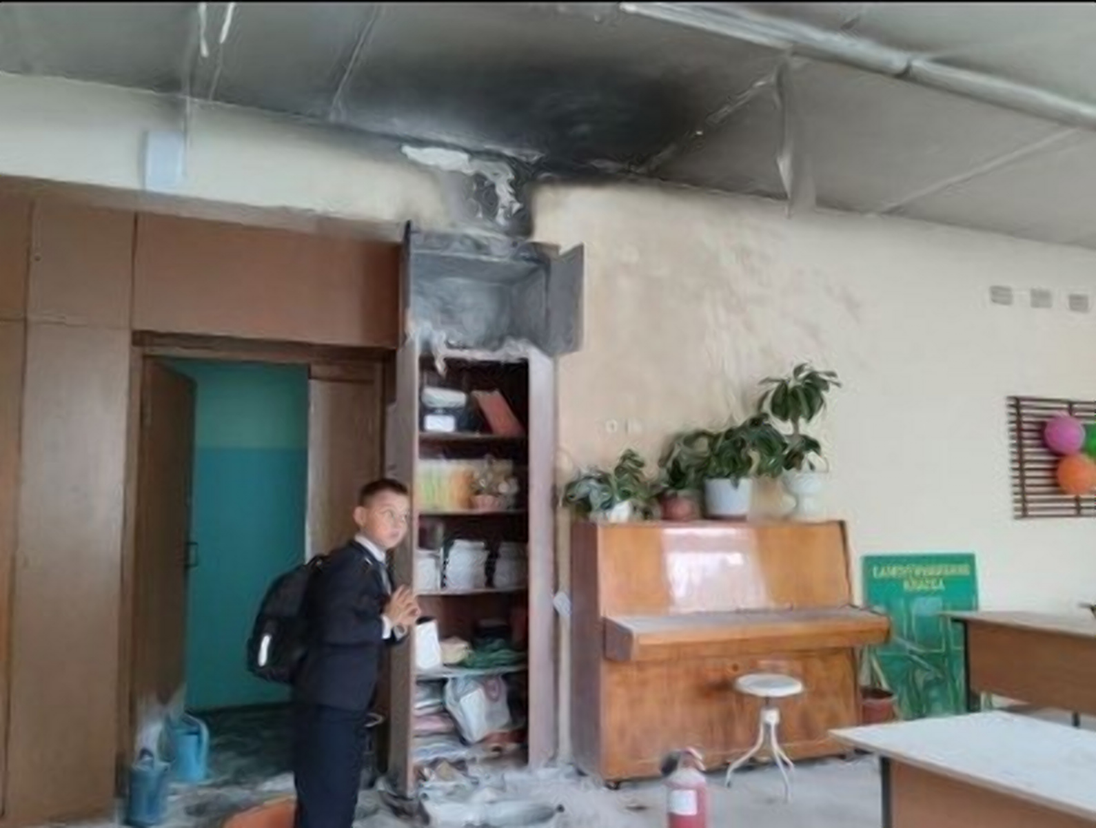 В Боголюбово из горящей школы эвакуировали 520 человек