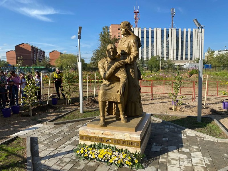 В Забайкалье появился первый памятник муромским святым Петру и Февронии