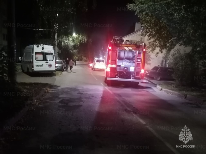 Во Владимире загорелся многоэтажный дом на улице Чайковского