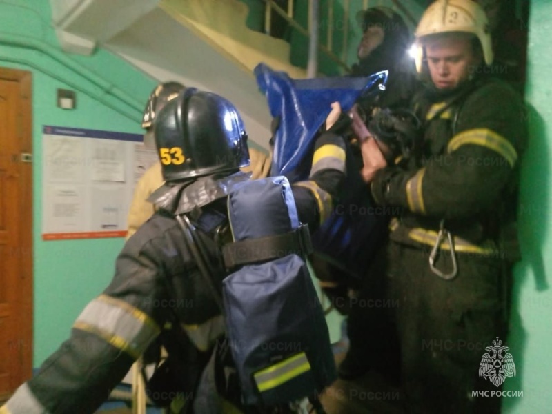  из горящего дома во Владимире эвакуировали 20 человек