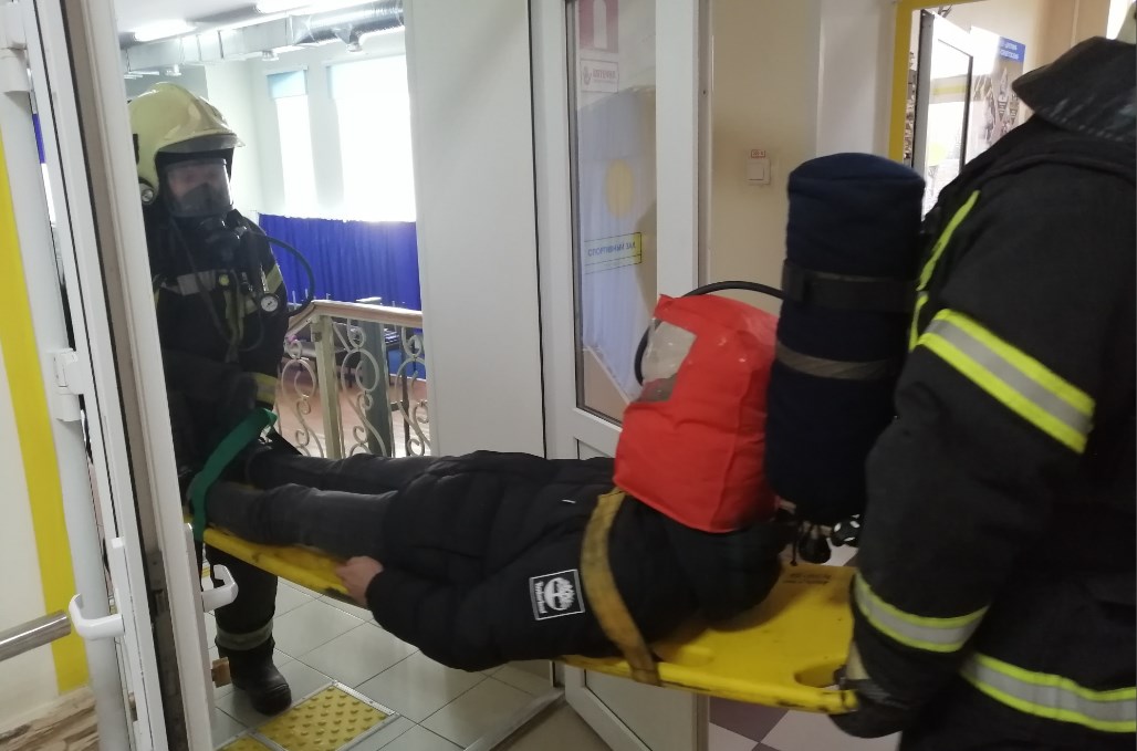В муромском доме инвалидов тушили пожар в изоляторе