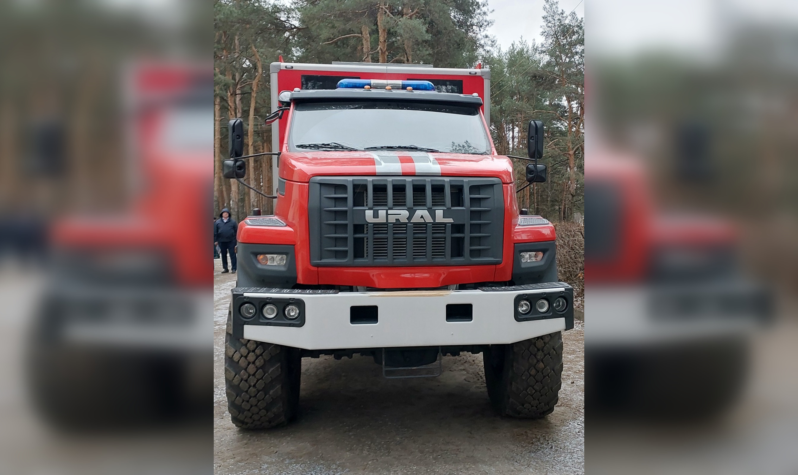 Владимирский лесхоз снабдили новым специализированным пожарным автомобилем