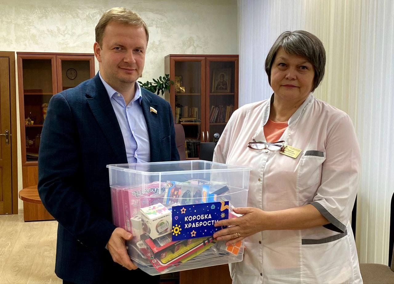 Алексей Говырин принял участие в акции «Коробка Храбрости»
