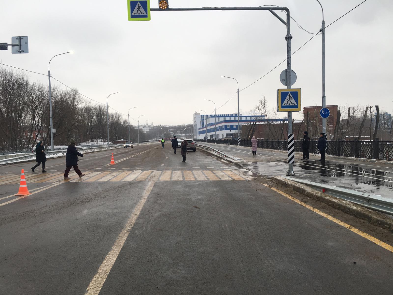 При укладке дорожного полотна Рпенского проезда использовали особо прочный асфальт