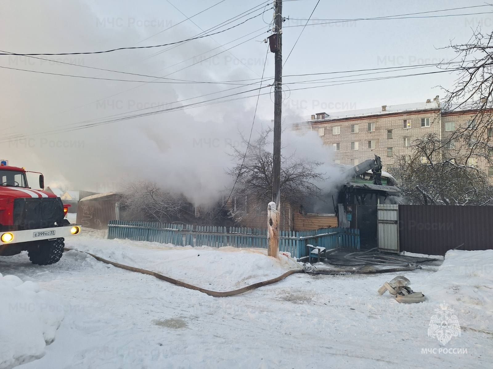 Во Владимирской области в новогодние каникулы на пожарах погибли 7 человек
