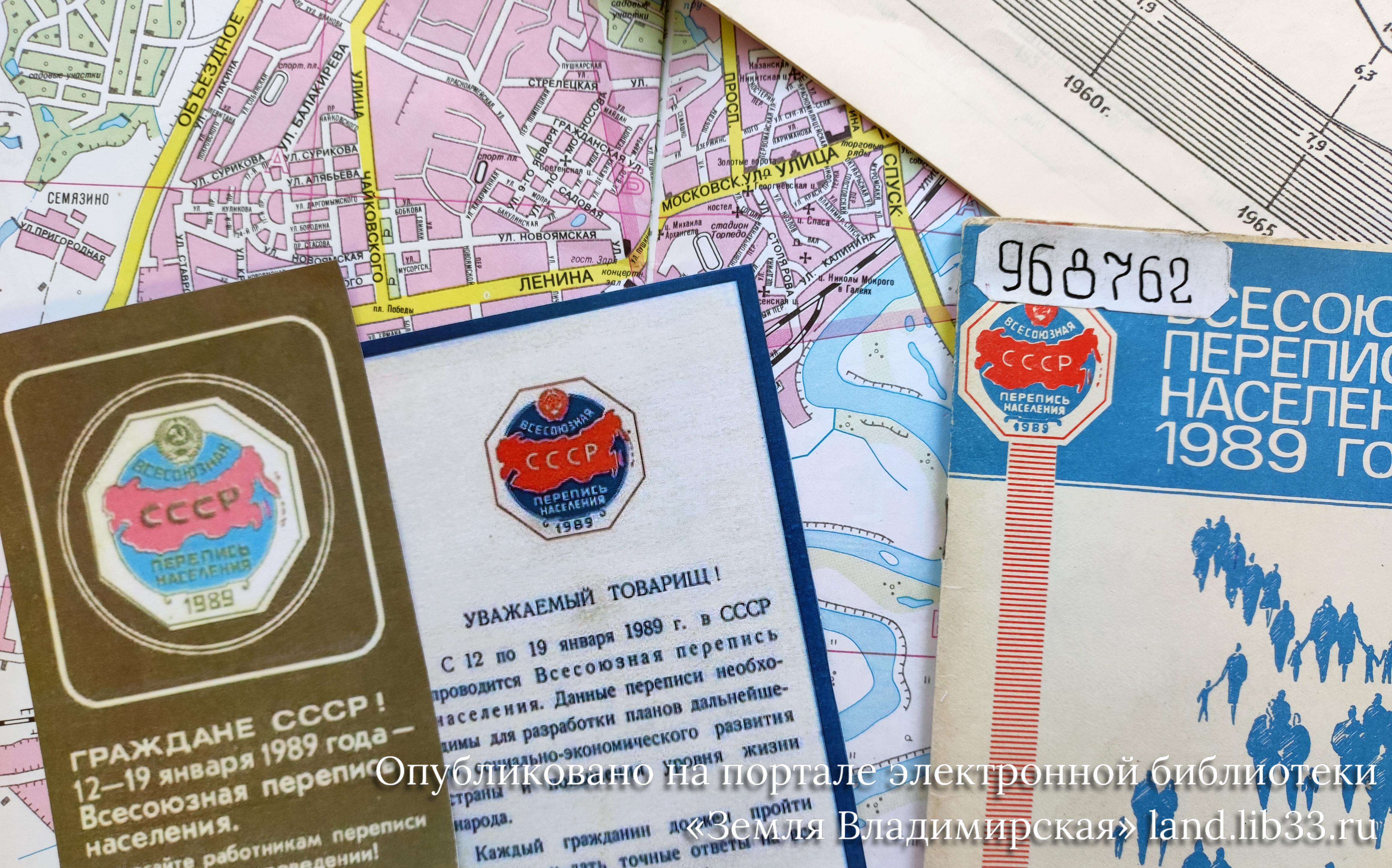  население Владимирской области 35 лет назад