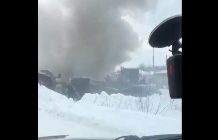В Муроме взрывом разворотило гараж