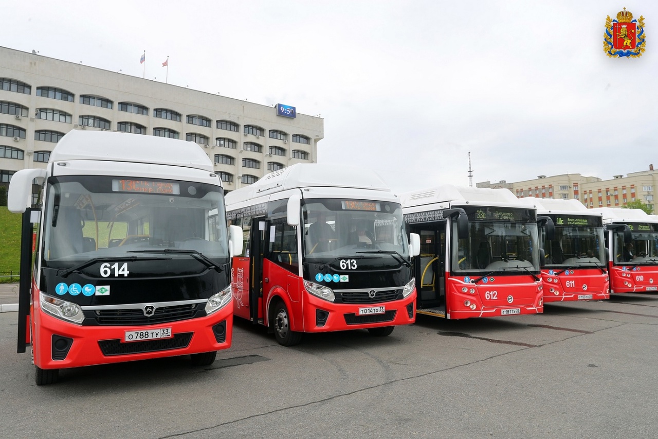 На приобретение новых автобусов для Владимира выделили более 330 миллионов рублей