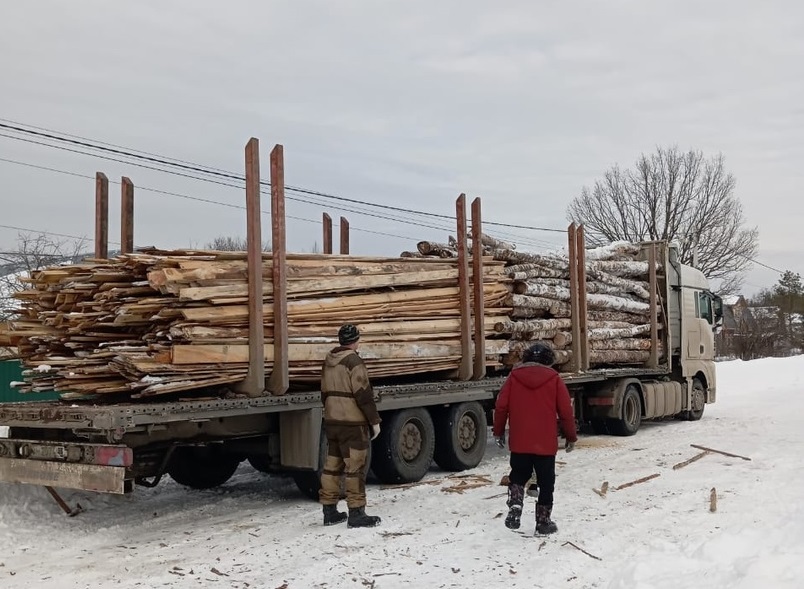 Из Владимирской области в зону СВО доставили 50 кубов леса и пиломатериалы