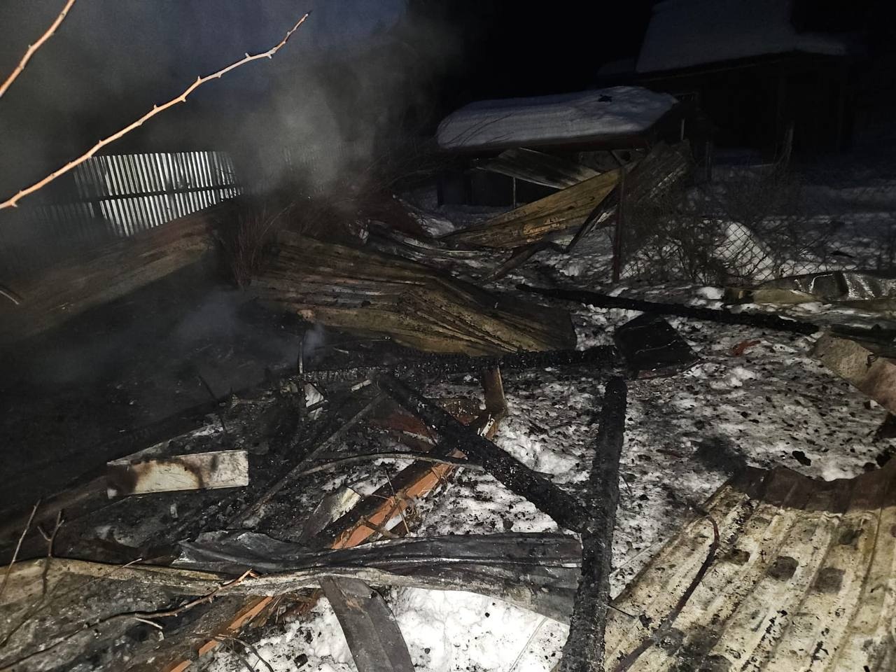 Следком организовал проверку по факту гибели женщины при пожаре в Киржачском районе