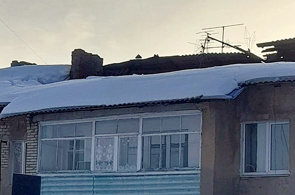 Во Владимирской области рухнула очередная крыша многоквартирного дома 