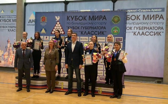Во Владимирской области подвели итоги Кубка Мира «Классик» по бильярду