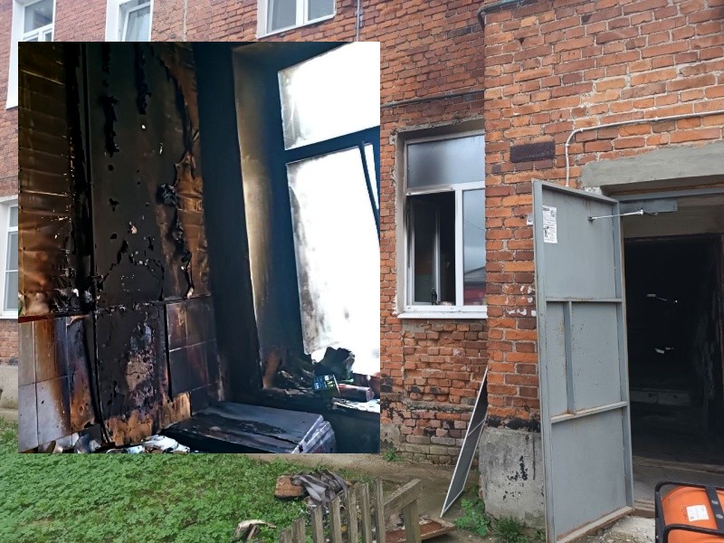 В Коврове произошел пожар в многоквартирном доме на улице Абельмана