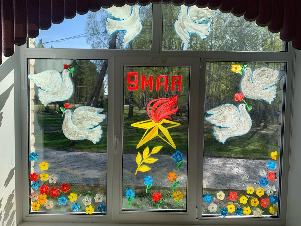 Во Владимирской области проходит всероссийская акция "Окна Победы"