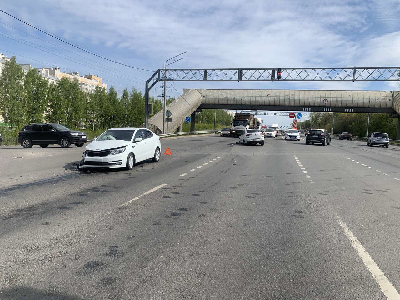 У НИКТИДа во Владимире столкнулись две легковушки 