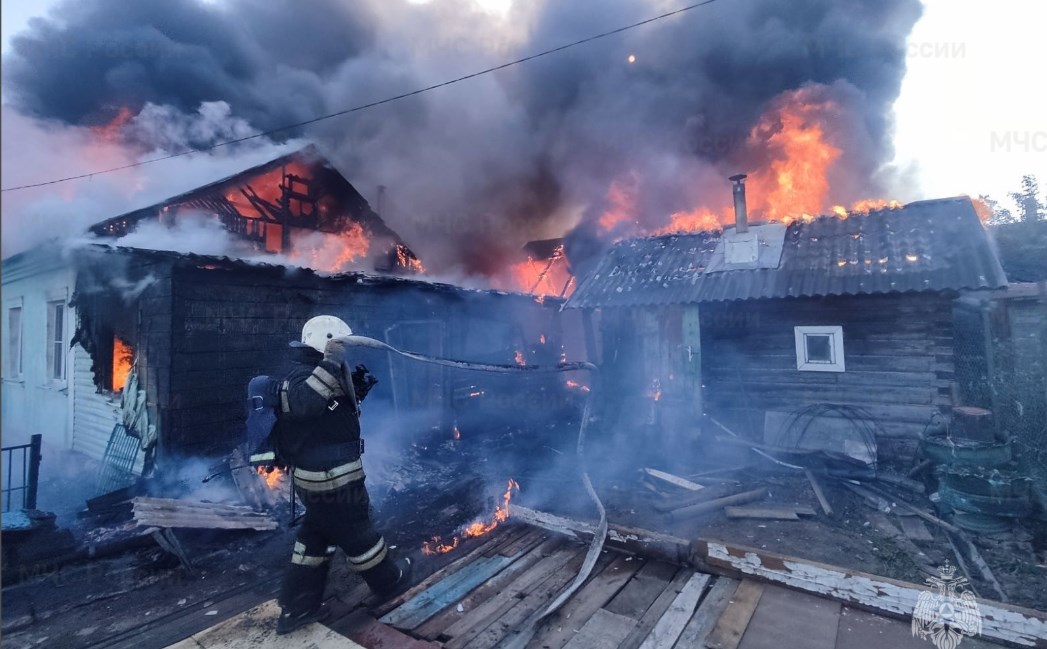 Во Владимире сгорел частный дом на улице Лакина