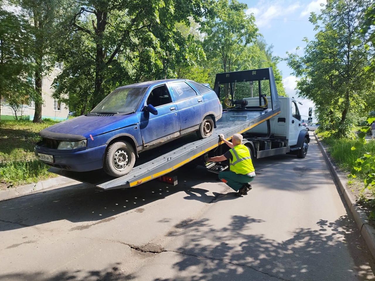 С улиц Владимира ликвидируют автохлам