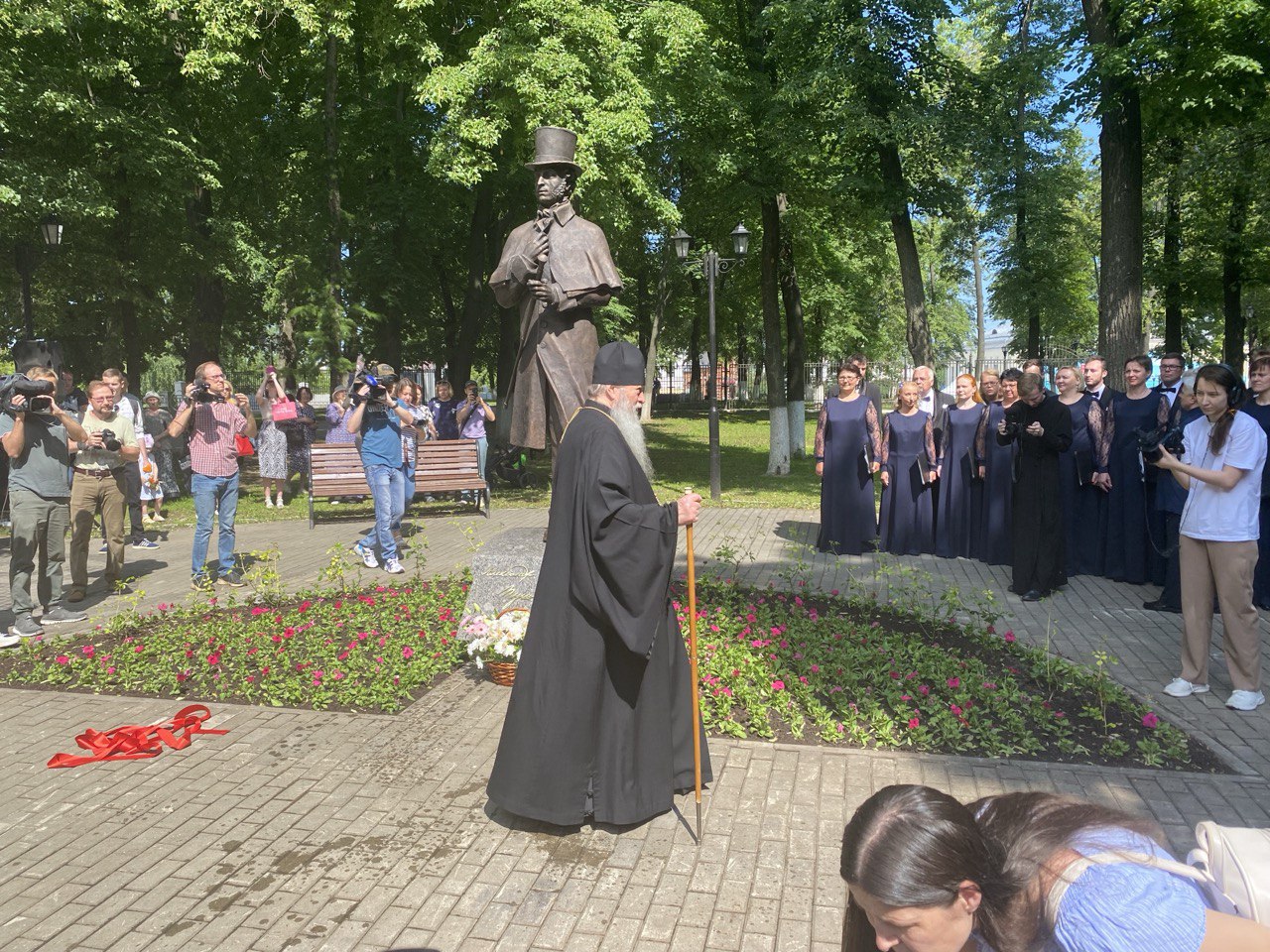 Во Владимире торжественно открыли памятник А.С. Пушкину