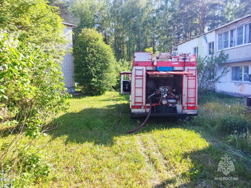 Во Владимирской области загорелся многоквартирный жилой дом