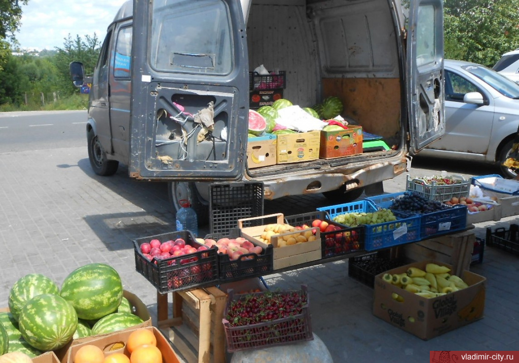 Во Владимире составили 2 протокола на уличных торговцев 