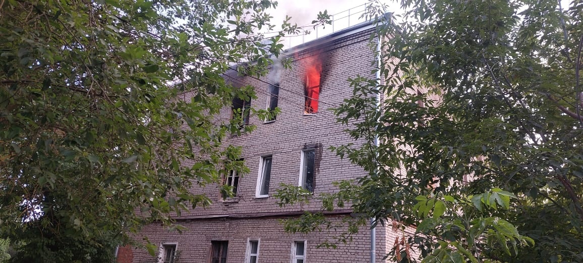 В городе Александров Владимирской области на пожаре погиб человек