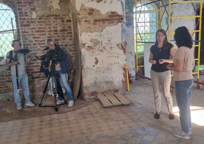 Опытом восстановления храмов во Владимирской области заинтересовался центральный телеканал