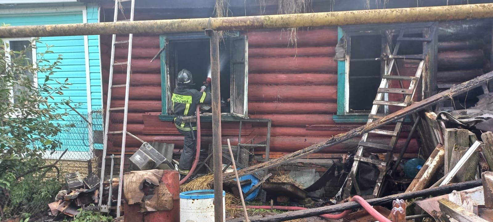 Два пенсионера сгорели заживо в своем доме в Юрьев-Польском районе 