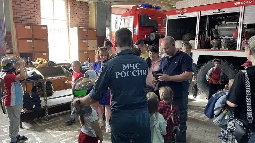 В Ковровской пожарной части № 14 состоялся день открытых дверей