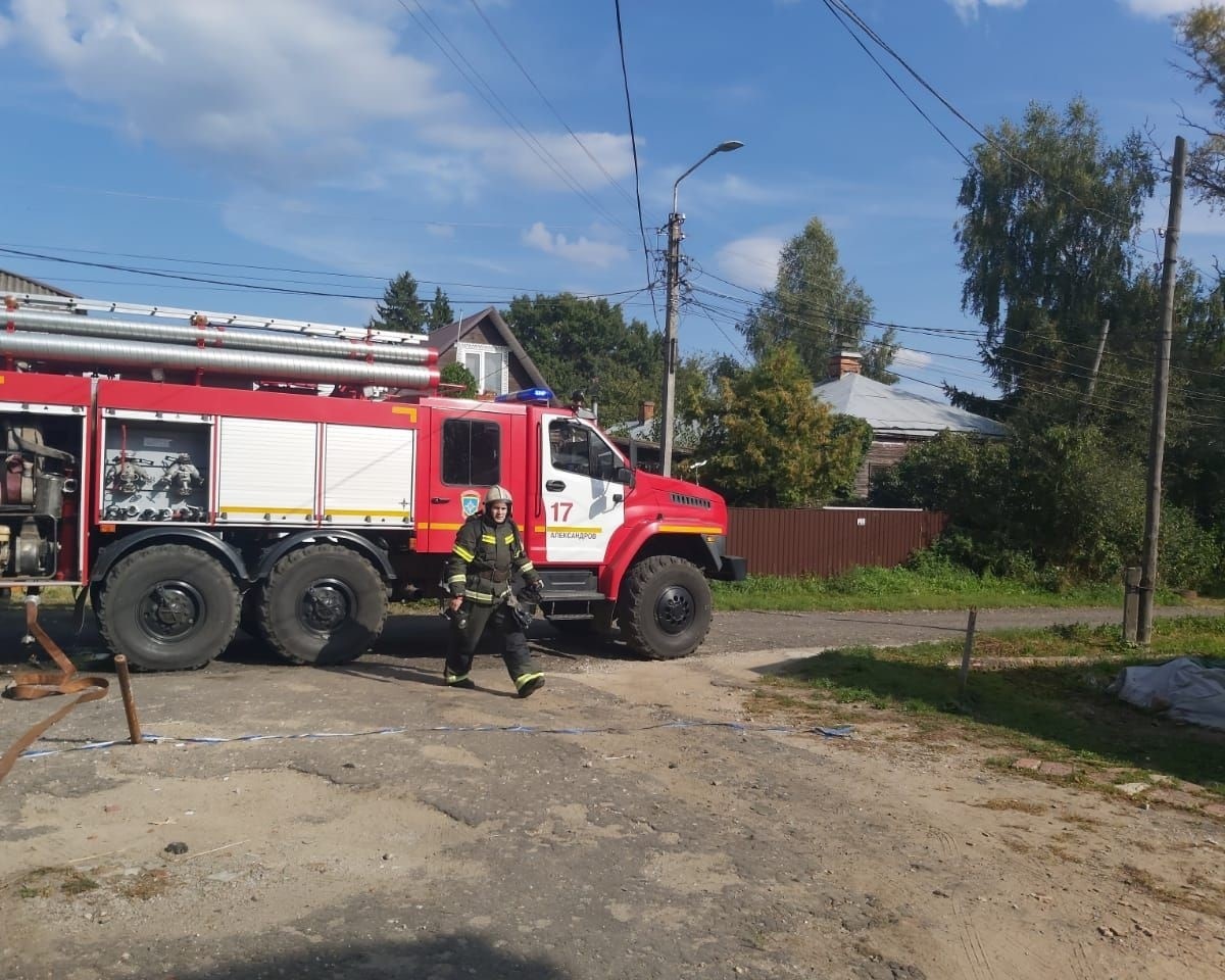 Пожар в кафе в Александрове: эвакуированы 5 человек, в том числе ребенок