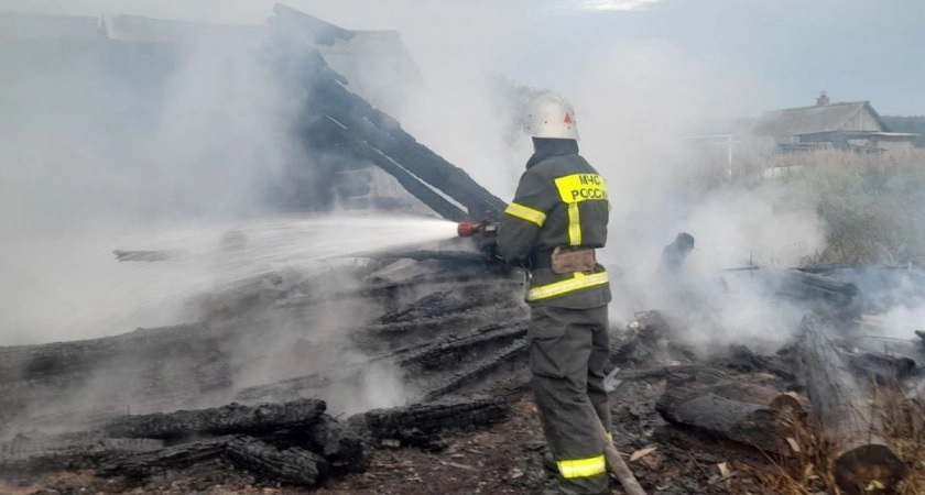 При пожаре в Камешковском районе пострадал человек 