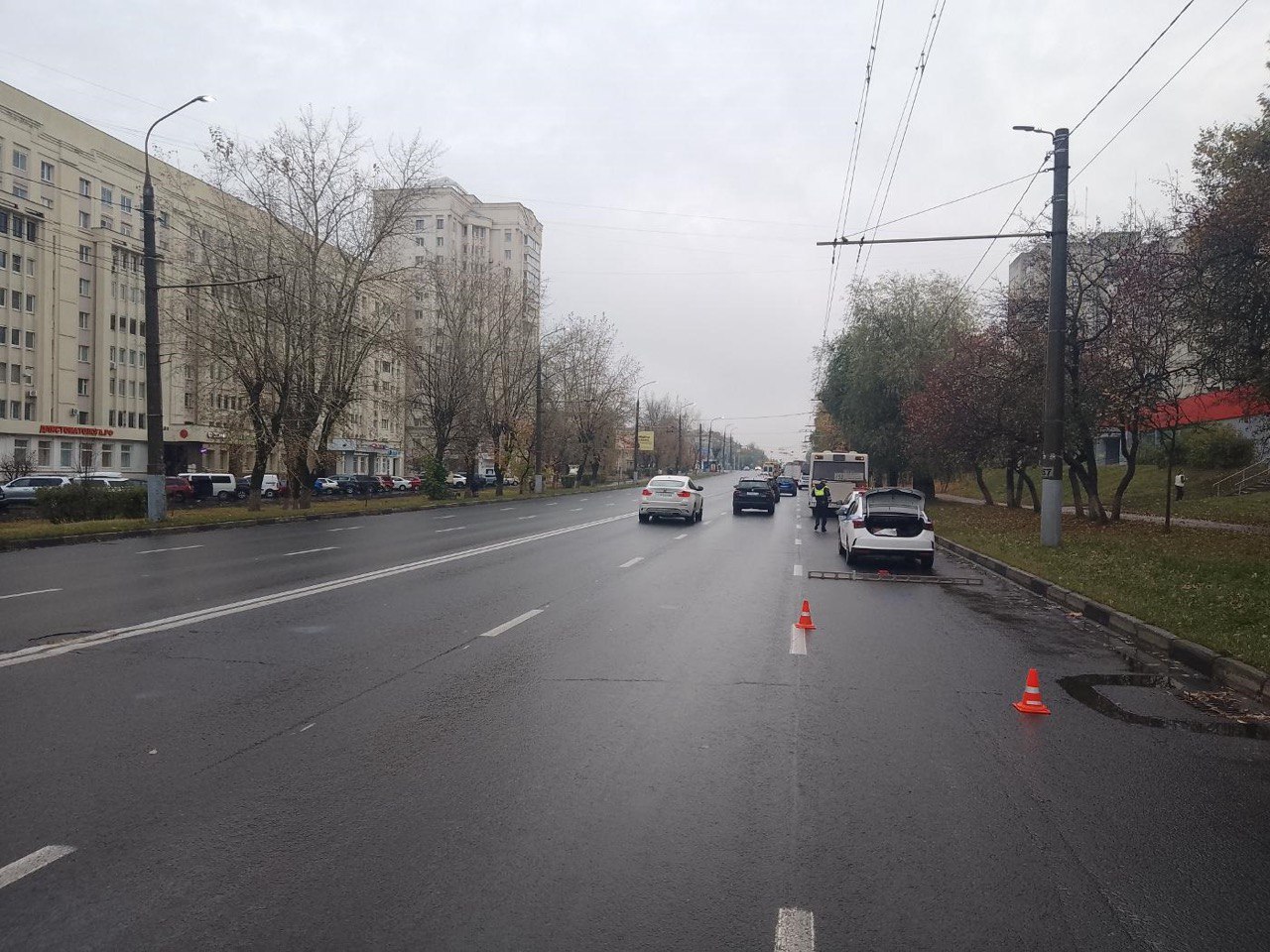 Во Владимире автобус сбил пенсионерку, переходившую дорогу в неположенном месте