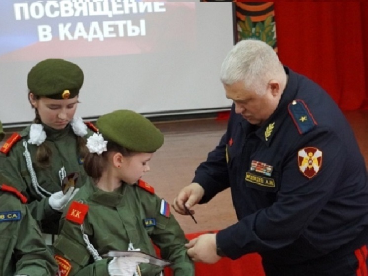Во Владимирской области открыли первый кадетский класс Росгвардии